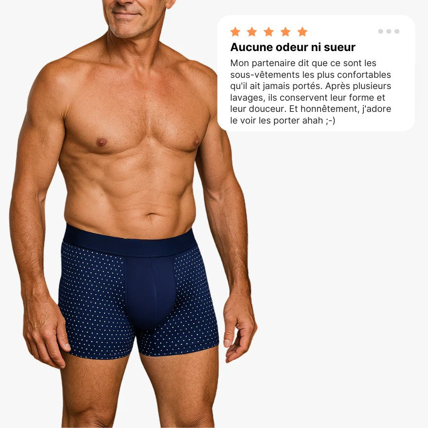 BoxHero™ - Boxer en Fibre de Bambou Ultra-Confort (3 pièces + 1 gratuit)