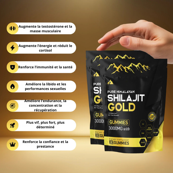 Pure Shilajit Gummies (60 gommes)
