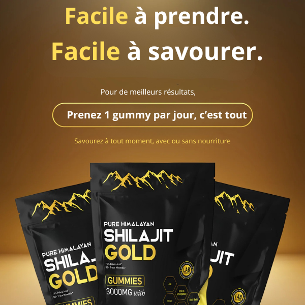 Pure Shilajit Gummies (60 gommes)