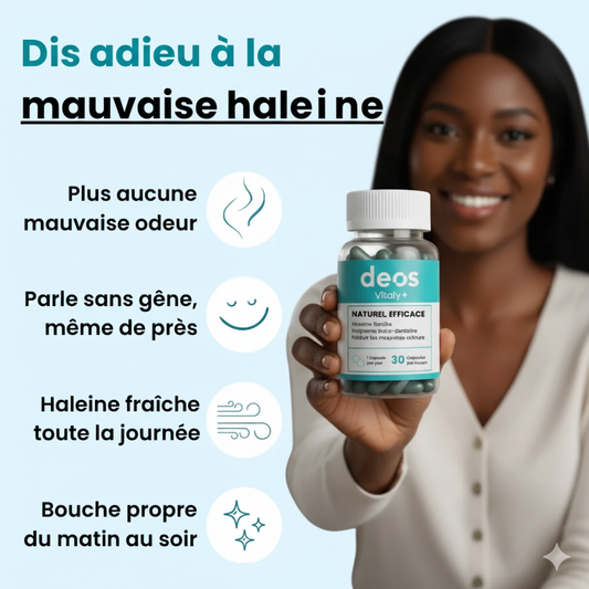 Deos | Complément anti-odeur