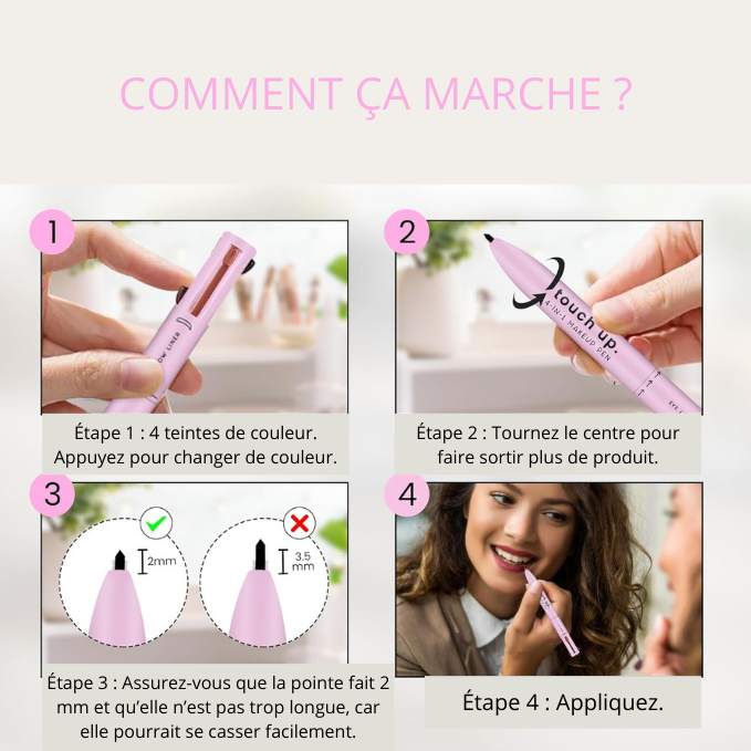 STYLO DE MAQUILLAGE RÉVOLUTIONNAIRE 4 en 1