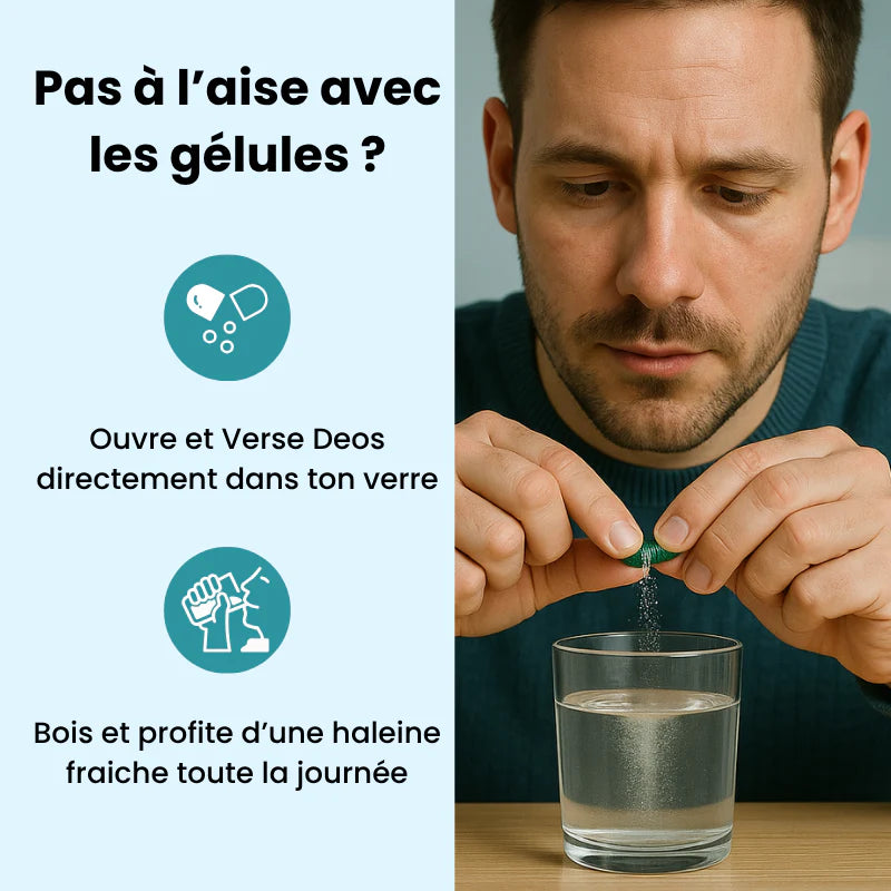 Deos | Complément anti-odeur