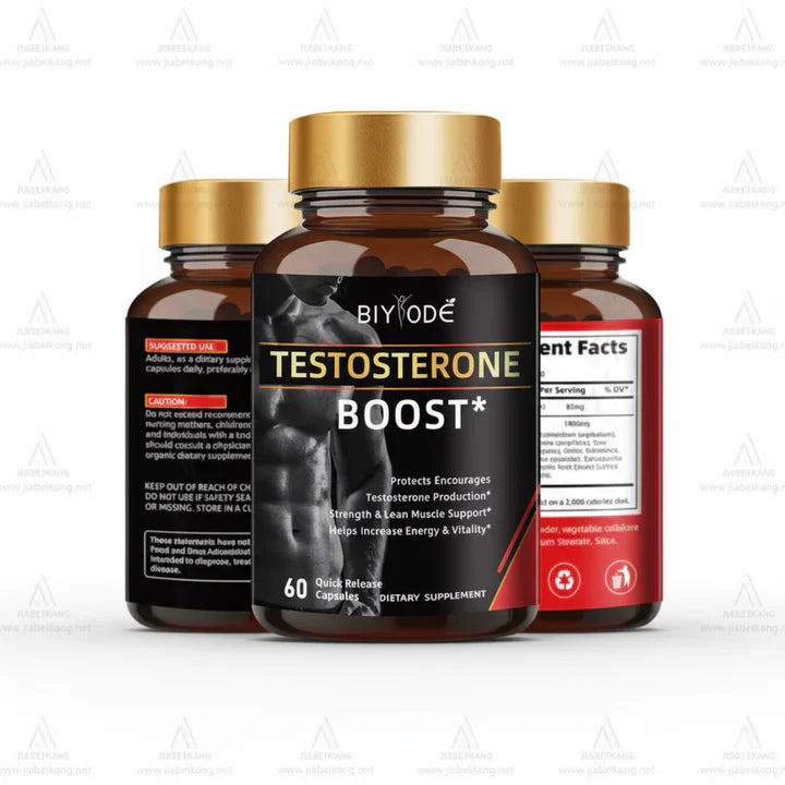 Testosterone Boost – Formule Puissante Pour Hommes (60 Capsules)