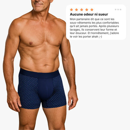 BoxHero™ - Boxer en Fibre de Bambou Ultra-Confort (3 pièces + 1 gratuit)