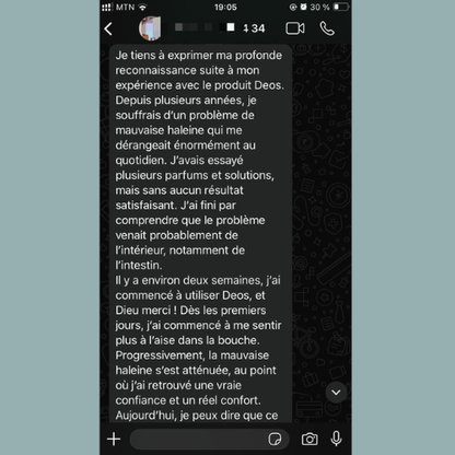 Deos | Complément anti-odeur