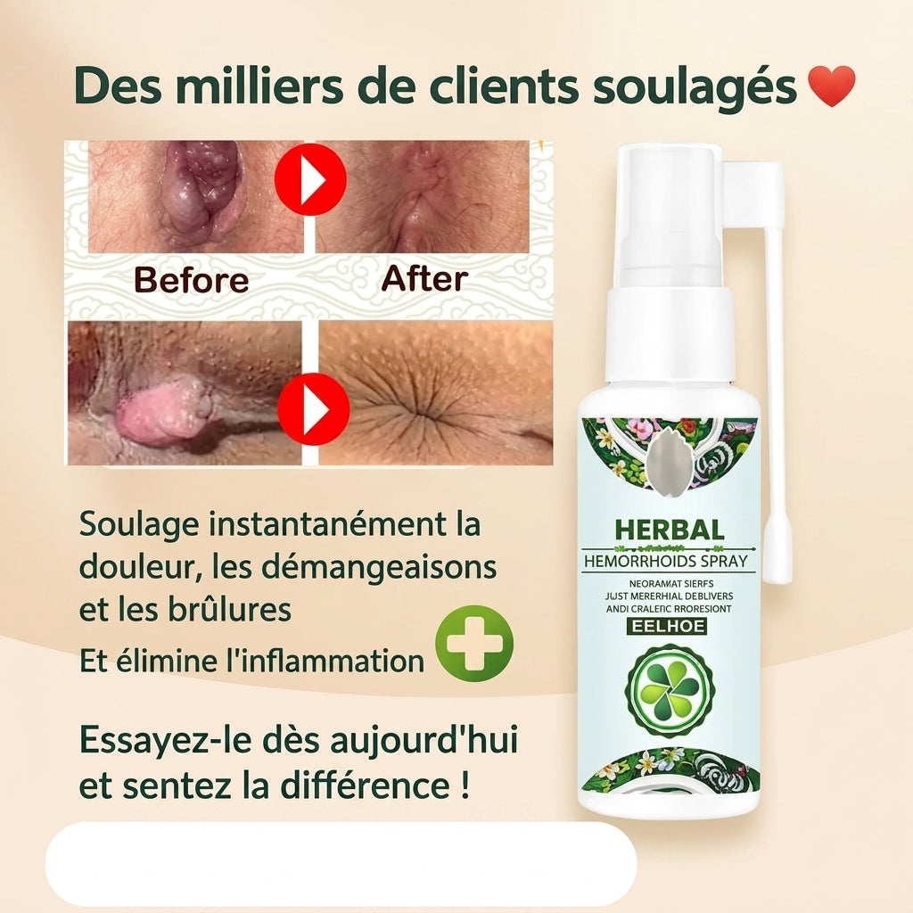Dites Adieu aux Douleurs Hémorroïdaires avec Hemorrhoids Spray