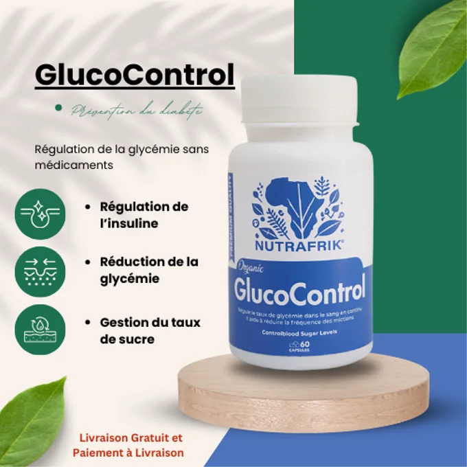 GlucoControl™ Capsules Pour Stabiliser la Glycémie - (60 Capsules)
