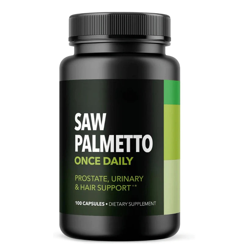 Capsules de Palmier Nain Pour la Santé de la Prostate et L'amélioration du Fonctionnement des Voies Urinaires - 100 Capsules