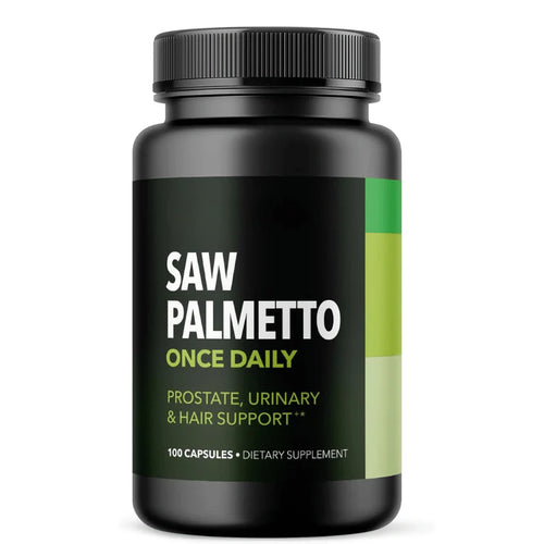 Capsules de Palmier Nain Pour la Santé de la Prostate et L'amélioration du Fonctionnement des Voies Urinaires - 100 Capsules